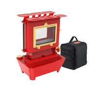 Lámpara De Aceite Portátil Para Camping, Estufa De Queroseno De Un Solo Quemador Para Cocinar, Iluminar Y Calentar Al Aire Libre. Puede Arder Durante 5-6 Horas A Plena Capacidad.,Red