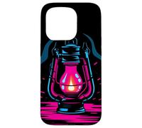 Lámpara de Aceite Retro Look Anticuado Carcasa para iPhone 15 Pro