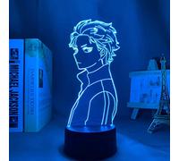 Lámpara de Anime 3D Re Zero Starting Life in Another World Luz de noche LED para decoración de habitación Luz de noche Regalo Subaru Natsuki Neon Light 16 colores