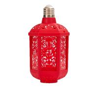 Lámpara de Año Nuevo chino - 7 colores Fu personajes LED, luces de linterna de festival de primavera, uso en la puerta delantera del balcón, material de bombilla E27, diseño de iluminación decorativa