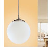 Lámpara de Araña Colgante A 1 Luz Moderno Esfera Blanco Colección GL1171