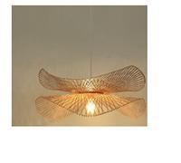 Lámpara de araña de Cristal Vintage, diseño Moderno, Estilo nórdico, de bambú Negro, LED, para Dormitorio, habitación de Invitados, salón, Restaurante, Cocina, iluminación Interior, lámparas
