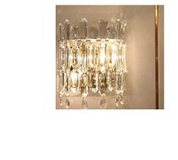 Lámpara de araña de Cristal Vintage, Lujosa lámpara Colgante de Cristal, Preciosa lámpara de araña para Sala de Estar y Cocina, iluminación LED Decorativa, Creativa, Sencilla y Lujosa (Color