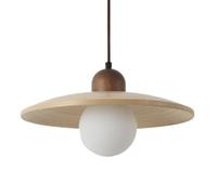 Lámpara de araña de Madera de Estilo japonés, lámpara Colgante de un Solo Cabezal con Fuente de luz G9, Pantalla de lámpara Colgante Creativa y Personalizada, lámpara Colgante Decorativa para Pas