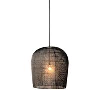 Lámpara de araña de ratán hecha a mano china, lámpara colgante con base E27, lámpara colgante creativa vintage, lámpara de techo de altura ajustable para interiores, para cocina, isla, comedor, dormi