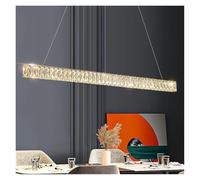 Lámpara de araña de Restaurante de una Sola línea, Lujosa, de Alta Gama, para Mesa de Comedor, de Cristal, de diseño Italiano.