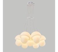 Lámpara De Araña De Setas Creativa Led,Luz De Viento Crema Moderna De 7 Cabezas,Lámpara De Techo Para Habitación Infantil Simple,Luces De Iluminación Principales Atmosféricas Para Sala De Estar/13