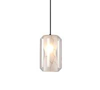 Lámpara de araña de una Sola Cabeza de Lucite de imitación, lámpara de Cristal de Moda Simple, Luces de Sala de Estar, Luces de Comedor, Luces de Dormitorio, Luces Modelo.-Imitación de Piedra de Nube