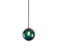 Lámpara de araña esfé de Cristal Creativa Retro, lámpara Colgante de un Solo Cabezal con Base G9, lámpara de Techo de Altura Ajustable para Interiores, para Cocina, Isla, Comedor, Dormitorio, Pas