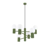Lampara de araña Halo 6 Verde Oliva