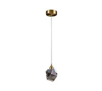 Lámpara de araña, lámpara colgante lámpara de araña de lujo de cristal de diamante de una sola cabeza pequeña lámpara colgante moderna simple comedor dormitorio mesita de noche personalidad c