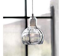 Lámpara de Araña, Lámpara de Araña Led, Luces Colgantes V Intage Lámpara Colgante de Vidrio Industrial Pantalla Rede Vidrio Transparente Lámpara Colgante de Loft Lámpara de Techo Retro - Lámpara Bar P