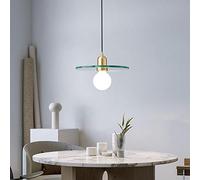 Lámpara de araña LED acrílica Moderna para Comedor, Cocina, Dormitorio, Sala de Estar, diseño de Globo Regulable, Color Negro, 45 x 45 cm