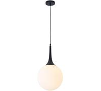 Lámpara de Araña Led Moderna, Lámpara Colgante Escandinava, Pantalla Rede Cristal, Lámpara Colgante de Techo Minimalista para Comedor, Dormitorio Y Restaurante (Blanca)./Negro
