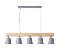 Lámpara de araña LED Negra Regulable Moderna - Lámpara Colgante Lineal nórdica Elegante para Mesa de Comedor, Isla de Cocina, Oficina o Bar - Iluminación contemporánea de 100 x 4,5 cm/90 x