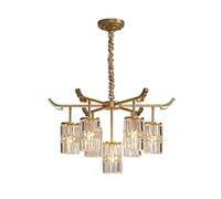 Lámpara de araña moderna de madera con anillo LED, lámpara colgante japonesa de 1 luz, lámpara de techo circular regulable contemporánea para cocina, isla, sala de estar, comedor, lámpara B de 50 x 5