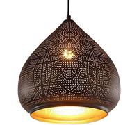 Lámpara de araña moderna, lámpara colgante turca marroquí, lámpara colgante industrial vintage, lámpara de techo árabe porosa, iluminación colgante para cocina, isla, restaurante, pasillo, vestíbulo