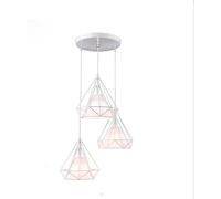 Lámpara De Araña Moderna LED, Loft ..1 Industrial Americano Barra De Una Sola Cabeza Restaurante Geométrico - Araña Pequeña De Jaula De Pájaros Retro, lámparas de techo