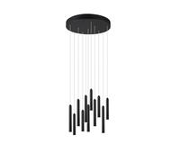Lámpara de Araña Moderna Para LED Design Negro TR030