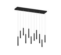 Lámpara de Araña Moderna Para LED Rectangular Negro TR027