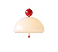 Lámpara De Araña Moderna Y Elegante, Color Crema Simple Con Base E14, Iluminación Colgante Ajustable, Dormitorio Creativo, Comedor, Sala De Estar, Bar, Iluminación, Decoración, Personalidad,Rojo