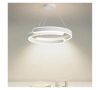 Lámpara de araña para el hogar, lámparas LED minimalistas modernas para sala de estar, comedor, cocina, iluminación interior, decoración del hogar, lámparas colgantes redondas (regulable con control