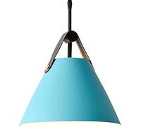 Lámpara de araña pequeña de estilo nórdico, pantalla de metal con diseño de macarrón colorido, lámpara colgante de techo, iluminación decorativa para bar de villa, lámpara colgante de un solo cabezal