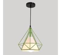 Lámpara De Araña Personalizada Iron Art Diamond Lámpara Colgante Tradicional De Jaula De Hierro Lámparas Colgantes Ajustables De Metal De 1 Luz Para Mesa Aparato De Iluminación De Moda Macaron STVDEDG