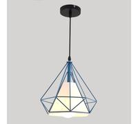 Lámpara De Araña Personalizada Iron Art Diamond Lámpara Colgante Tradicional De Jaula De Hierro Lámparas Colgantes Ajustables De Metal De 1 Luz Para Mesa Aparato De Iluminación De Moda Macaron STVDEDG