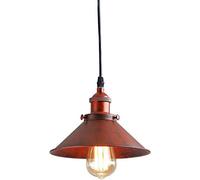 Lámpara de araña Sencilla Estilo campestre Americano, lámpara Colgante de Techo Sencilla Estilo Granja, 1 luz, decoración artística para dormitorios, galerías, cafeterías, entradas de museos