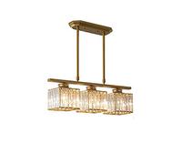 Lámpara de Araña Sputnik de Estilo Industrial Moderno, Lámpara de Techo Rectangular Led para Sala de Estar, Dormitorio Y Comedor, Lámpara de Cristal Rectangular, E27, Lámpara de Araña Remoderna de Cri