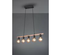 Lámpara de Araña Vintage Rústico Cuerda 5 Luces TR004