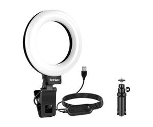 Lámpara de aro Neewer BR60 5" con trípode de sobremesa