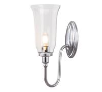 Lámpara De Baño Brillante Con LED De Latón Inoxidable En Cromo Apliqué De Baño