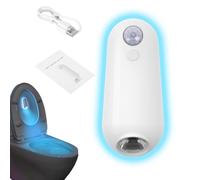 Lámpara de baño, lámpara nocturna, 1,57 x 3,5 x 1,1 in Motion Activated, USB Recargable, Regulable Colors, Adjustable Brightness, Perfect for Bedside, Pet Area, Staircase Lighting, Hallway Path