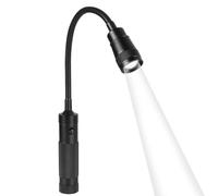 Lámpara de barbacoa magnética, 1/2 unidades, luz para barbacoa, telescópica y zoom, luces BBQ con cuello de ganso flexible de 360° para parrillas al aire libre, camping, picnic