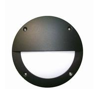 Lámpara De Barco Redonda Ø15cm IP54 Negra De Aluminio GX53 Para Exterior