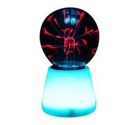 Lámpara de bola de plasma, sensible al tacto y al sonido, con efectos de rayo, bola de energía enchufable para fiestas, decoración de habitación, esfera de electricidad estática para fiestas