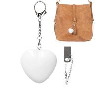 Lámpara de bolso genérica - Lámpara de bolso compacta en forma de corazón | De bolsillo LED para mujeres | Para viajes de negocios, hogar, exterior, como regalo para mujeres y niñas., , Se