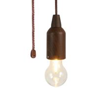 Lámpara de Bombilla Colgante Retro Cuerda, Portátil, para Camping | Cabezal Giratorio, Uso متعدد, Diseño Ligero Pc-abs, para Excursiones y Salidas al Aire Libre