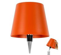 Lámpara de botella de licor, kit de luz LED recargable para botellas de licor, lámpara de mesa de control táctil regulable de 3 colores para restaurante, hogar, bar, hogar, oficina, Navidad (naranja)