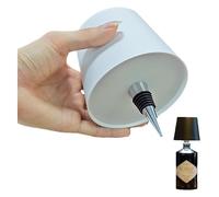 Lámpara de botella inalámbrica, nuevos kits de lámpara inalámbrica for lámpara de botella de bricolaje, lámpara de mesa inalámbrica portátil táctil con modo de luz de respiración RBG ( Color : New Whi
