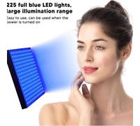 Lámpara de bronceado de luz azul completa de 45 W, 225 luces, lámpara de bronceado LED, piel bronceada para tomar el sol