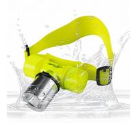 Lámpara de buceo para la cabeza - Dispositivo de iluminación subacuática, lámpara de buceo, herramienta de luz brillante, equipo de buceo resistente al agua | Accesorios de exploración nocturna, ideal