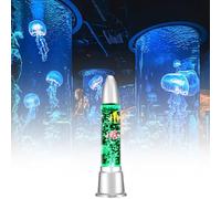 Lámpara de burbujas premium con forma de pez - Columna de burbujas de agua LED multicolor con motor silencioso for oficina, sala de meditación y como regalo for aliviar el estrés.(50cm/19.68in)