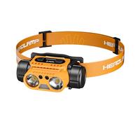 Lámpara de cabeza alimentada por pilas, luz brillante ajustable y potente con sensor, luz de casco duro, para pesca al aire libre, trabajo, noche, mecánico, tienda de campaña, parque, jardín, hogar