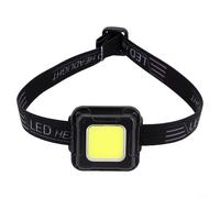 Lámpara de cabeza LED COB portátil con batería de larga duración adecuada para ciclismo, escalada y trabajo nocturno