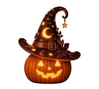 Lámpara de calabaza con dragón de resina - Luz nocturna LED de mesa - para la decoración de la repisa de la chimenea en Halloween