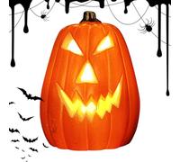 Lámpara de Calabaza de Halloween,Linterna Terrorífica Para Bromas | Luces Decorativas Huecas De Halloween Para Fiestas Hogar Interiores Sala Dormitorio Mesa Estantes Repisa Chimenea