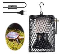 Lámpara De Calor Para Reptiles Con Cesta, 100W Calentador De Lámpara De Calor para Reptiles, Lámpara De Calor para Terrario De Cerámica, Lámpara De Calor Animal para Tortugas, Serpientes, Lagartos